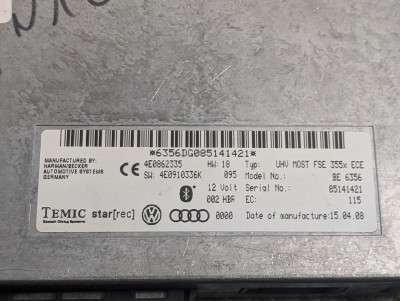 Блок керування телефоном (Bluethooth) Audi Q7 (2006-2009)