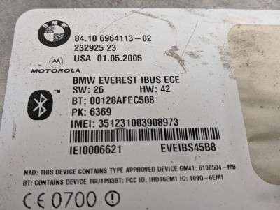 Блок телематика (Combox telematik) BMW X5 E53 (2003-2006) рестайл