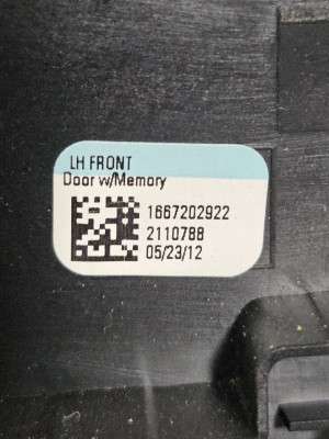 Накладка дверей декоративна (салонна) Mercedes ML W166 (з 2011)