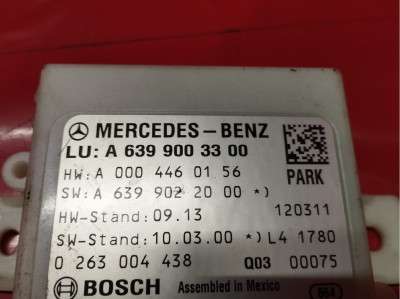 Блок керування парктроніками Mercedes-Benz Vito W 639 (2010-2014) рестайл