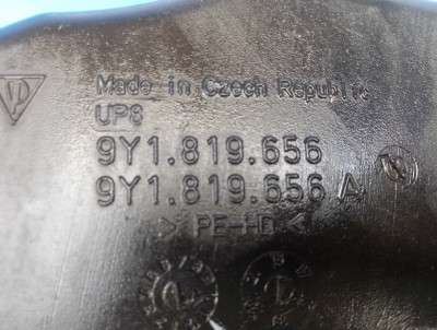 Повітропровід обігрівача (патрубки від пічки по салону) Porsche Cayenne 3 9Y0 PO536 ( 2017 - 2023)