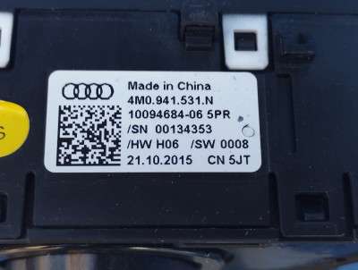 Переключатель света Audi Q7 4M(2015-2020)