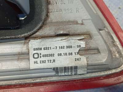 Ліхтар задній правий BMW 3 E92 (2006-2010)