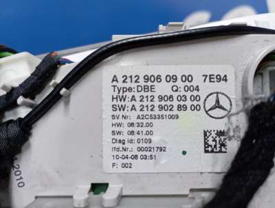 Плафон салону (ліхтар) Mercedes-Benz W212 E350 (2009-2016)