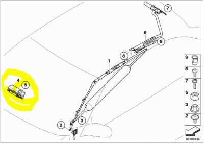 Подушка безпеки пасажира (в торпедо) BMW X5 E53 (2003-2006) рестайл