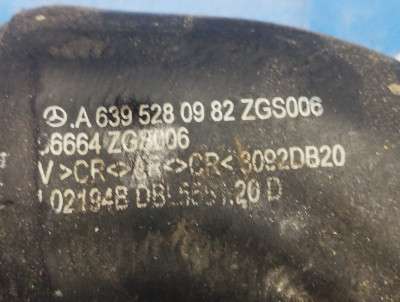 Патрубок інтеркулера Mercedes-Benz Sprinter W 906 (2006-2014) дорестайл
