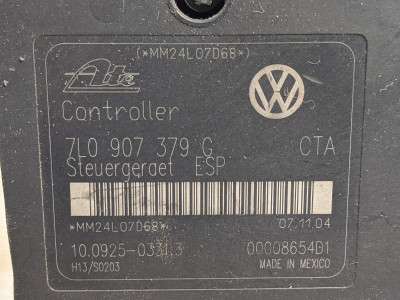 Блок керування ABS Volkswagen Touareg (2003-2006) дорестайл - 4