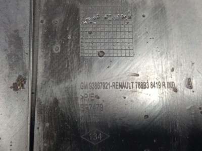 Защита накладка жабо Renault Trafic III, Opel Vivaro III (2014-2020)