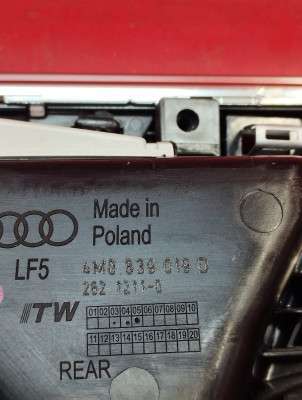 Ручка двери внутренняя задняя левая Audi Q7 4M(2015-2020)