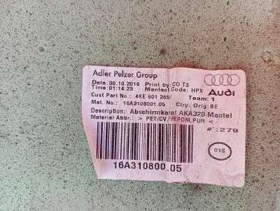 Шумоізоляція Audi E-TRON