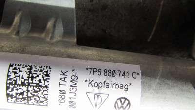 Подушка безпеки бокова (шторка) Volkswagen Touareg NF (2010-2014)