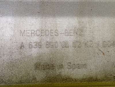 Накладка декоративна (молдинг) передніх правих дверей Mercedes-Benz Vito W 639 (2010-2014) рестайл