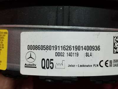 Подушка безпеки в кермо Mercedes-Benz Sprinter W907 (2014-2024)