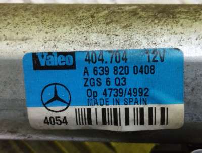 Двигатель стеклоочистителя задний Mercedes-Benz Vito W 639 (2003-2010) дорестайл