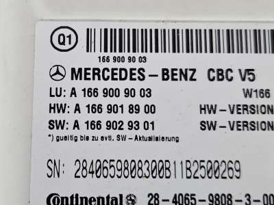 Блок комфорту SAM (Signan Auswerte Modul) Mercedes ML W166 (з 2011)