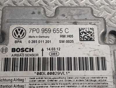 Блок керування подушками безпеки Volkswagen Touareg NF (2010-2014)