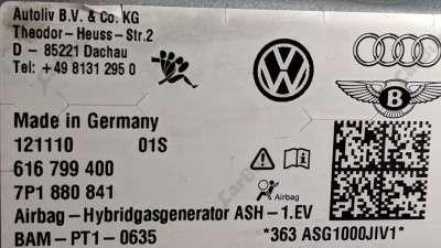 Подушка безпеки пасажира (в торпедо) Volkswagen Touareg NF (2010-2014)