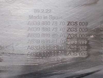 Бампер передній Mercedes-Benz Vito W 639 (2010-2014) рестайл