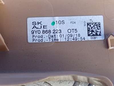 Обшивка стійки салону Porsche Cayenne 3 9Y0 PO536 ( 2017 - 2023)