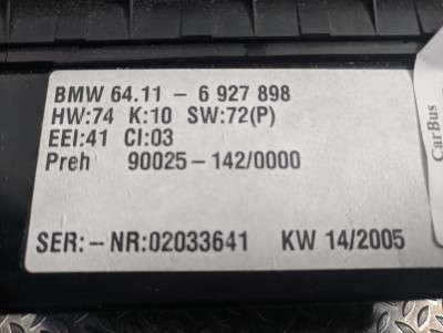 Панель керування клімат-контролю BMW X5 E53 (2003-2006) рестайл - 3
