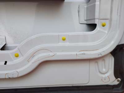 Дверь сдвижная правая Renault Trafic II, Opel Vivaro II, Nissan Primastar II (2001-2006) дорестайл