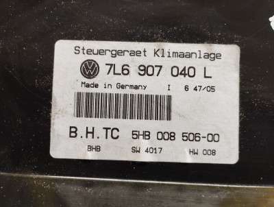 Панель керування клімат-контролю Volkswagen Touareg (2003-2006) дорестайл