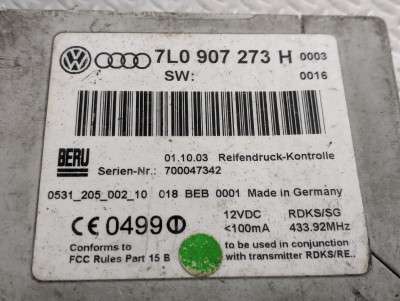 Блок контроля давления в шинах Volkswagen Touareg (2007-2010) рестайл