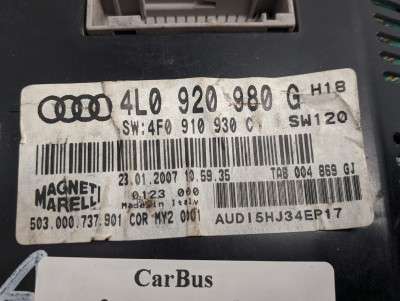 Панель приладів (щиток приладів) Audi Q7 (2006-2009)