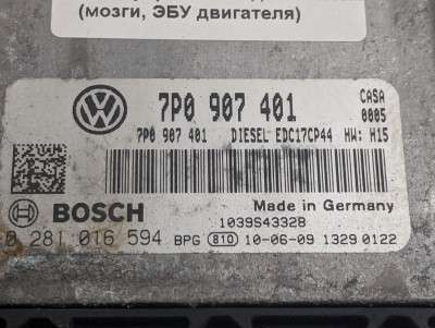 Блок керування двигуном Volkswagen Touareg NF (2010-2014)