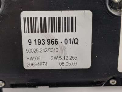 Панель керування клімат-контролю BMW X5 E70 (2007-2010) дорестайл