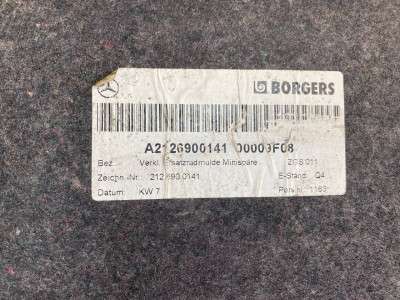 Підлога багажника E-class W212