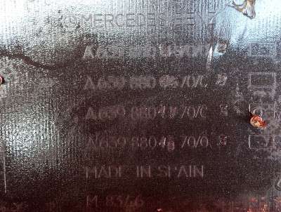 Бампер передній Mercedes-Benz Vito W 639 (2003-2010) дорестайл