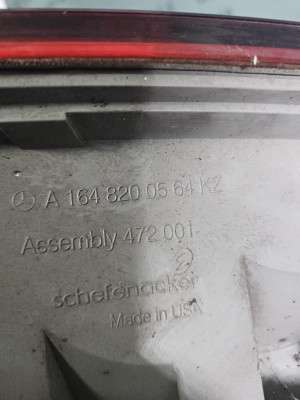 Фонарь задний левый Mercedes GL X164