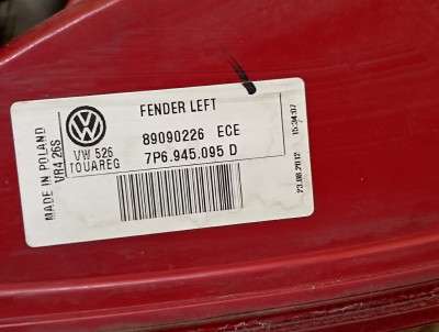 Ліхтар задній лівий Volkswagen Touareg NF (2010-2014)