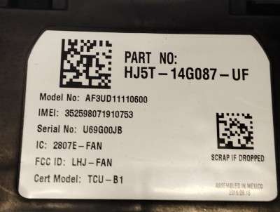 Блок телематика (Combox telematik) Ford Escape 3 FL ( 2012 - 2019 )