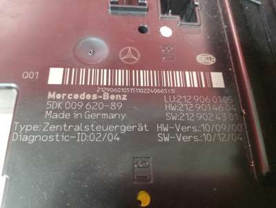 Блок запобіжників E-class W212