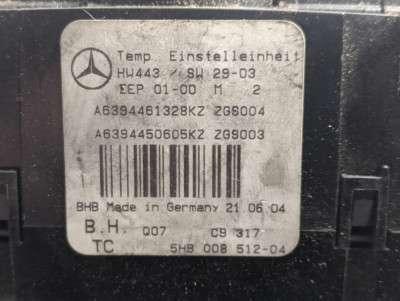 Блок управления климат-контроля Mercedes-Benz Vito W 639 (2010-2014) рестайл