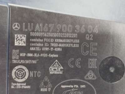Модуль контролер KEYLESS Mercedes GLE V167 (2018-2025)