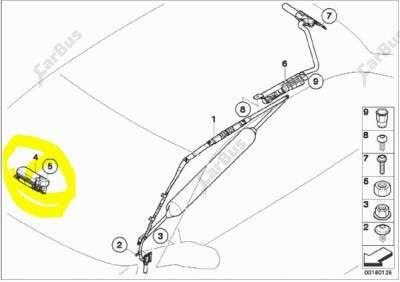 Подушка безпеки пасажира (в торпедо) BMW X5 E53 (2003-2006) рестайл