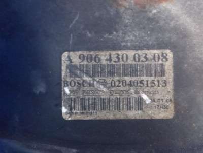 Підсилювач гальм вакуумний Mercedes-Benz Sprinter W 906 (2006-2014) дорестайл