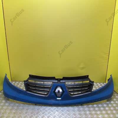 Накладка бампера переднього центральна Renault Trafic II, Opel Vivaro II, Nissan Primastar II (2006-2014) рестайл