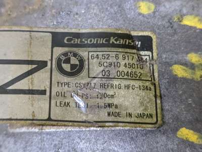 Компрессор кондиционера BMW X5 E53 (2003-2006) рестайл